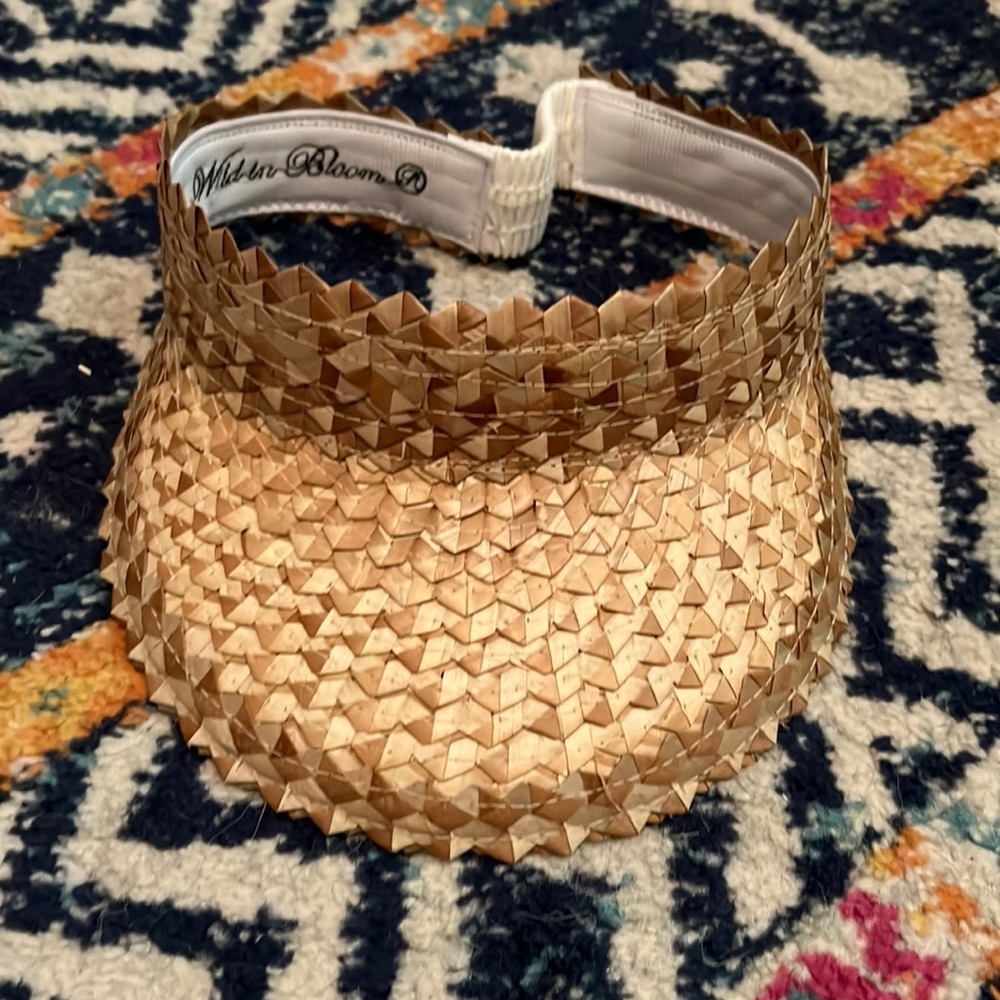 Straw visor
